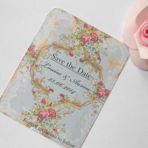 Vintage Save The Date Cards X 10 - Rhapsody In..