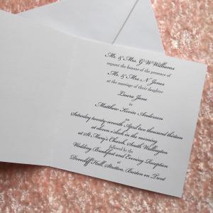 Rustic Wedding Invitation With Burlap Hessian X 5..