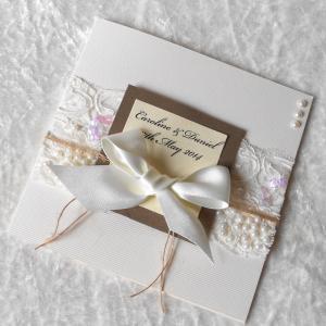 Rustic Wedding Invitation Order Of Service With..