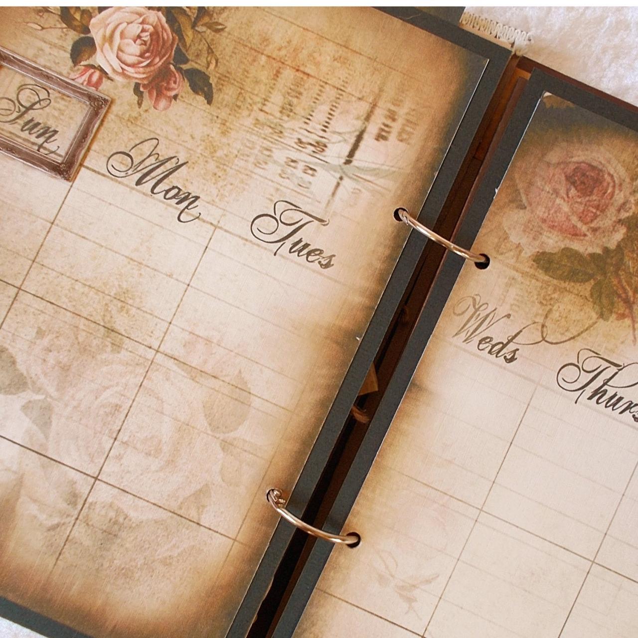 Wedding Guest Book Album Journal Scrapbook Vintage Love Story on Luulla