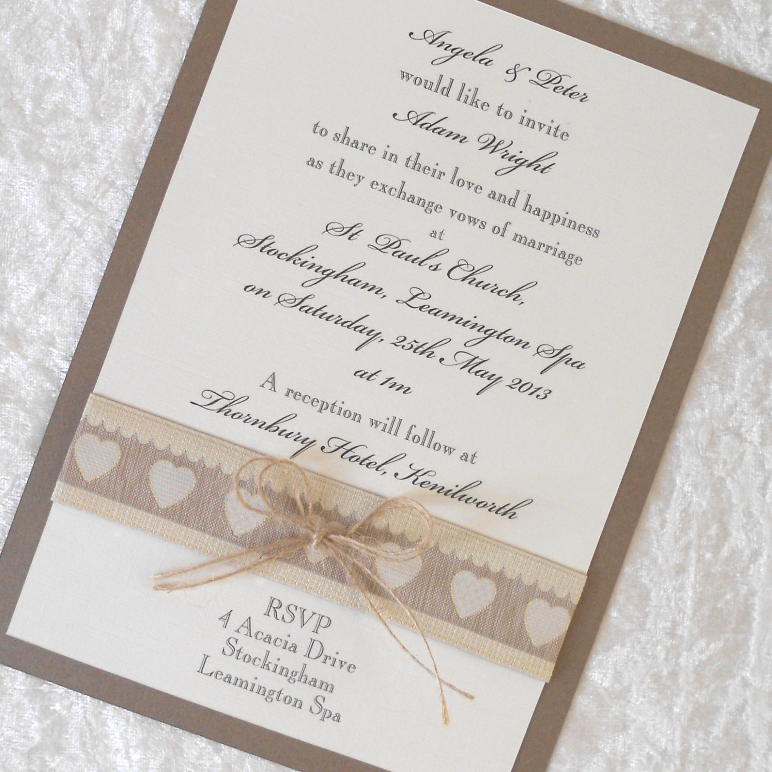 Rustic Chic Wedding Invitations Uk Easy Craft Ideas